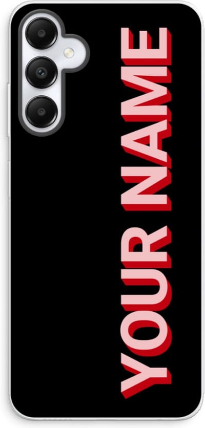 Gepersonaliseerd - Case Company® - Hoesje geschikt voor Samsung Galaxy A05s hoesje - Namecase - Soft Cover Telefoonhoesje - Bescherming aan alle Kanten en Schermrand