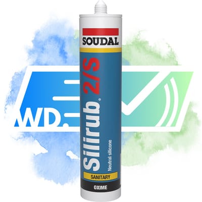 Soudal Silirub 2/S 300 ml Jasmijn