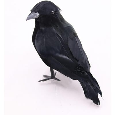 Realistische kunstmatige kraaien feestversiering Halloween decoraties 2023 Halloween feest rekwisieten Horror kraai decoratie black