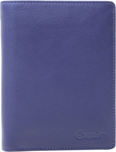 Esquire Leren Portemonnee Peru Wallet Night Blue Blauw