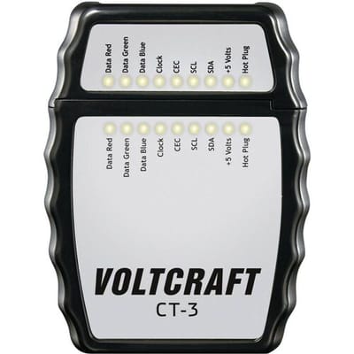 VOLTCRAFT CT-3 CT-3 Kabeltester Geschikt voor: HDMI-kabel type A,