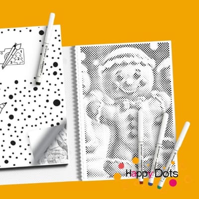 HappyDots DOT Painting Kleurboek Kerst feest