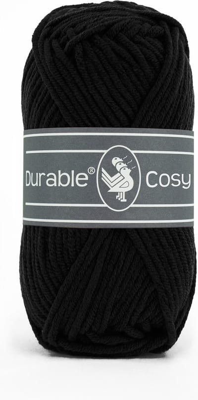Durable Cosy - 325 Black - Katoen/Acryl Garen