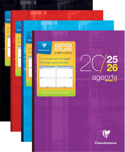 Clairefontaine 9899C, Patroon, Verschillende kleuren, 156 vel, 90 g/m², Softcover, Universeel