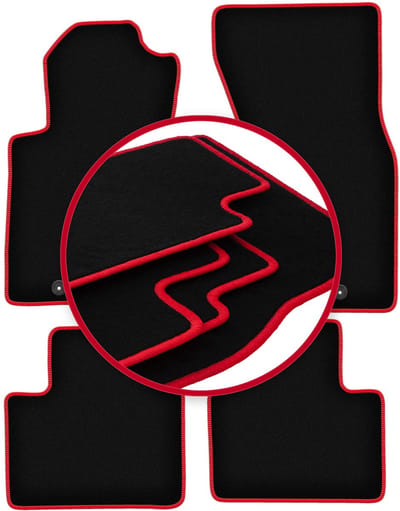CARLUX-RED automatten voor: Audi A8 D2 sedan (1994-2002)