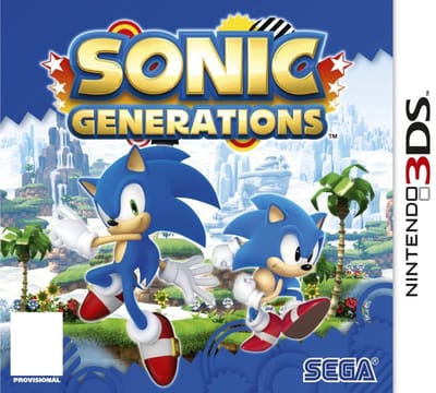 Sonic Generations (Nintendo 3DS used game)