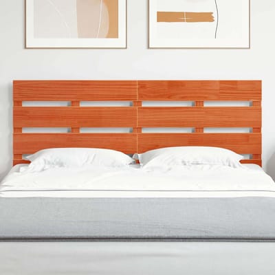 vidaXL - Hoofdbord - Bruin - 140,5 - x - 3 - x - 80 - cm - Massief - grenenhout