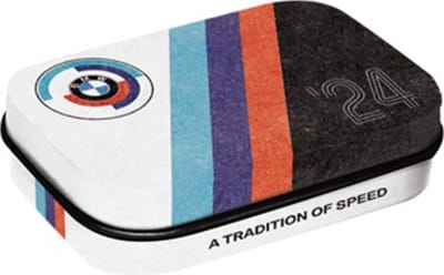 Pepermunt Blik BMW Motorsport Tradition Of Speed