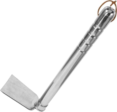 Hand Haspel - Tuin Haspel - Onkruid Verwijderen - Roestvrij Staal - 38 cm - Zilver