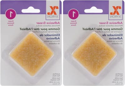 Lijm Verwijderaar - Vlekken Gum - Ambachtelijk Werk - Zuurvrij Niet-toxisch - 2 Stuks 5cm - Wit