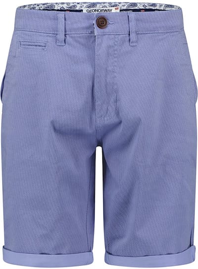 Geographical Norway Chino Bermuda Met Stretch Pacome Blue - XL
