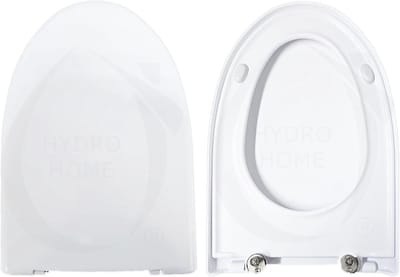 Toiletbril Duroplast - WC zitting - Badkamer renovatie - Verstelbare scharnieren - Zie technische tekening - Wit