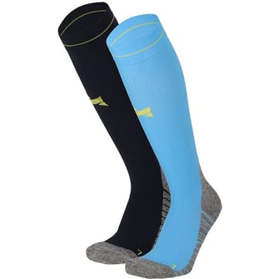 Xtreme Sockswear Compressie Sokken Hardlopen - 2 paar Hardloopsokken - Multi Navy - Compressiesokken - Maat 35/38