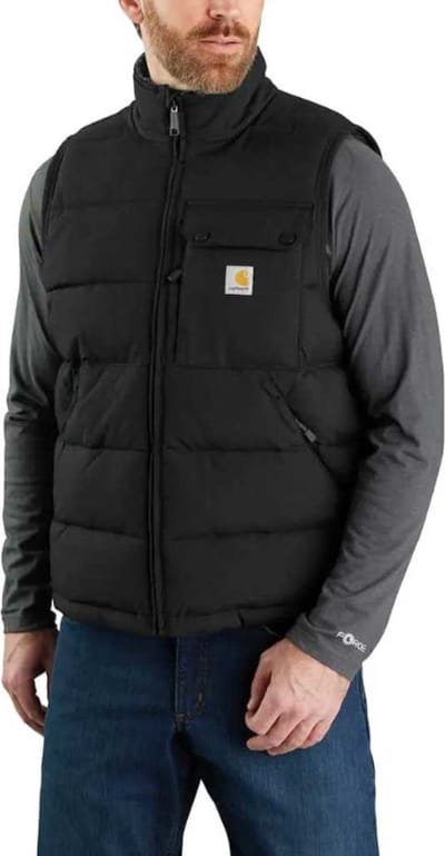 Carhartt Rain Defender Montana Zwart Insulated Vest Heren