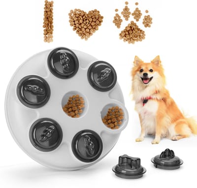 Nobleza 46B4X - Hondenspeelgoed interactief puzzel voor honden - Grijs