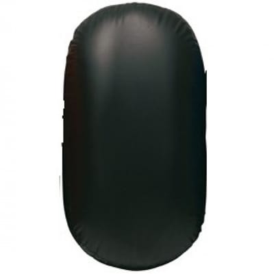 Stootkussen Ovaal 70x40x15 cm zwart
