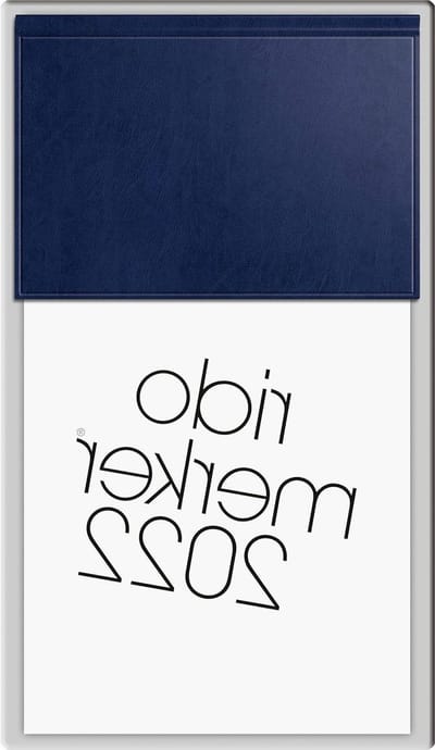 Tafelkalender 2022 - Dagplanner - Afspraken Plannen - Dagnotities om af te scheuren - 108 x 201 cm - Donkerblauw