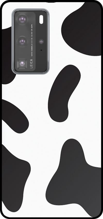 Smartphonica Telefoonhoesje Geschikt voor Huawei P40 Pro met Koeienvlekken Opdruk - TPU Backcover Case With Cow Patches Design geschikt voor Huawei P40 Pro