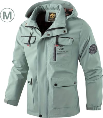Nivard Windjas Voor Heren - Parka - Herst & Lente - Jas - Volwassen - Licht Groen - Maat M