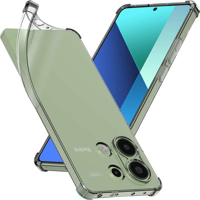 ebestStar - Hoes geschikt voor Xiaomi Redmi Note 13 4G, Silicone Slim Cover Case, Versterkte Hoeken en Randen hoesje, Transparant