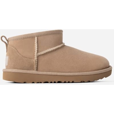 UGG CLASSIC ULTRA MINI K - MeisjesLaarzenKinderlaarsjes - Kleur: Wit/beige - Maat: 31