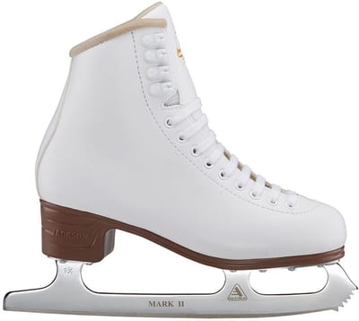 Jackson - Excel - Kunstschaatsen - Schaatsen - Dames - Wit - Lichtgewicht Support & RVS IJzer - Maat EU 34.5