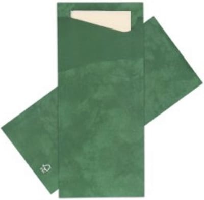 Akyol - bestekzakje groen - 15 stuks - kerst - Bestekzakje - bestekzakje milieuvriendelijk - bestekzakjes voor kerst - LET OP ER ZIT GEEN BESTEK IN - restaurant - groen - Eten - Cadeau - bestek -groene bestekzakjes - merry christmas