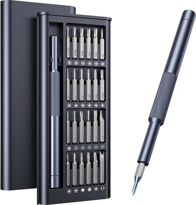Schroevendraaierset -Ultra Smartphone Schroevendraaierset - Gereedschapset -25-in-1 kleine precisie-schroevendraaierset- professionele magnetische mini-reparatieset voor telefoon-computer-horloge-laptop-Macbook-gameconsole-lenzenvloeistof-elektronisc