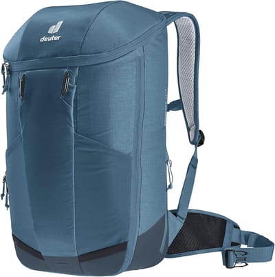 Fietsrugzak - Commuter Rugzak - Dagelijks Gebruik - Uitbreidbaar Volume - 25+5 Liter - Blauw Zwart