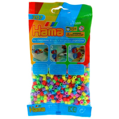 Hama Strijkkralen 1000 Stuks Pastelkleuren