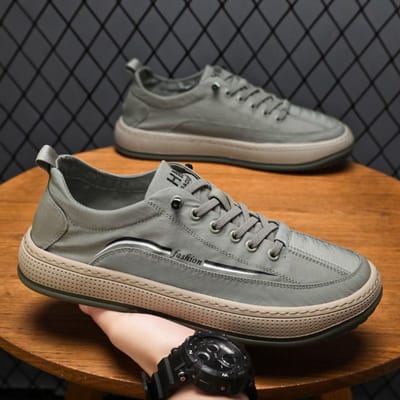 Nieuwe Herenschoenen Boardschoenen Paraplustof Oppervlak Ademend Comfortabel Lage Schoenen Casual Modieus Stijlvolle Outfit plus Maat Herenschoenen 44 gray