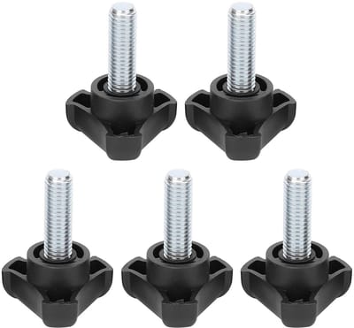 Handmatige Verstelbare Schroefknop Set met Driehoekige Handgreep, M10 30 mm, 5 Stuks voor Schroefbevestiging en Verbeterde Grip