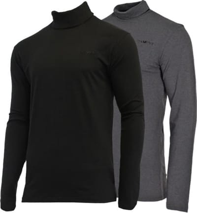 2-Pack Campri - Skipully - Wintersportpully - Heren - Black/Charcoal-marl (1076) - maat S