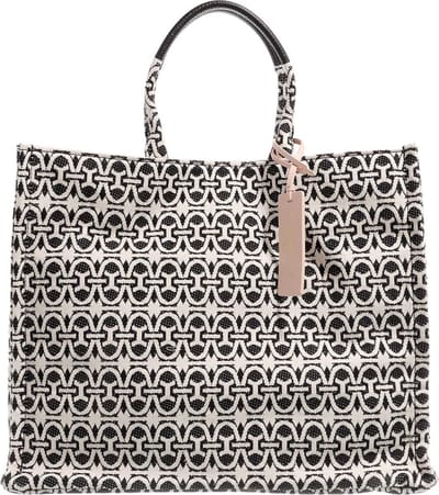 COCCINELLE Handtas Schoudertas Never Without Bag Jacquar Handbag Multi Noir / Noir Zwart