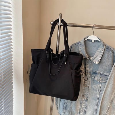 Lichtgewicht Waterdichte Tote Bag met Grote Capaciteit voor Dames Nieuwe Veelzijdige Casual Excursietas Multi-pocket Niche Handtas gray