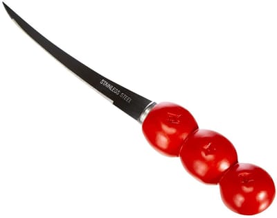 Set van 4 tomatenmessen met gekarteld lemmet 11 cm Fackelmann