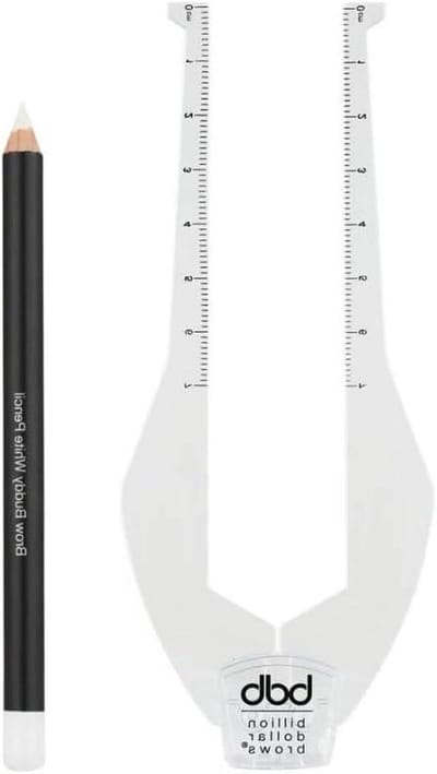 Wenkbrauw Sjabloon Kit - Symmetrie Tool - Wenkbrauwen Vormgeven - Beginner Vriendelijk - 2 Delig - Transparant