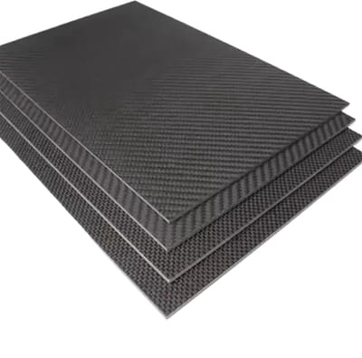 Koolstofvezel Plaat - Composiet Paneel - Project Ondersteuning - Lichtgewicht Sterkte - 400 x 500 mm - Zwart