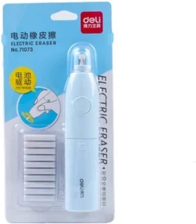 Livano Elektrische Gum - Doezelaar - Electrische - Electric Eraser - Blauw