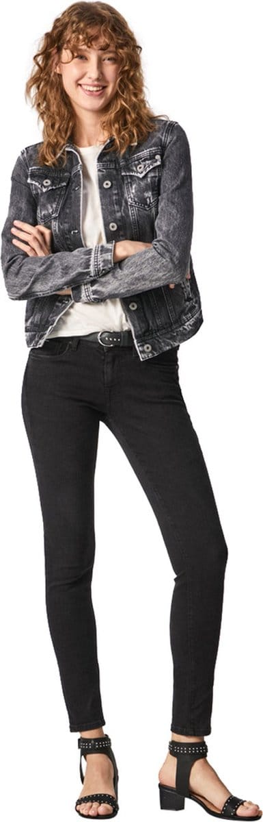 Pepe Jeans Dames Jeans Broeken SOHO skinny Fit Zwart 34W / 30L Volwassenen