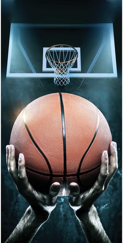 Basketbal Strandlaken - 70 x 140 cm - Multi