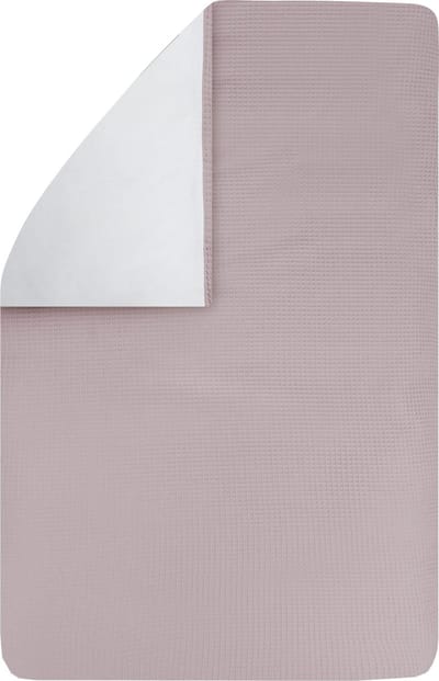 BINK Bedding Dekbedovertrek Wafel (Pique) Oudroze 80 x 60 (zonder sloop)