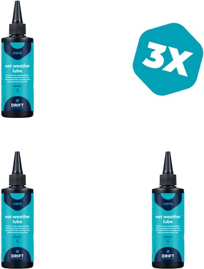3 × Wet Weather Lube - Fietsketting Smeermiddel voor Natte Weersomstandigheden - 120 ML
