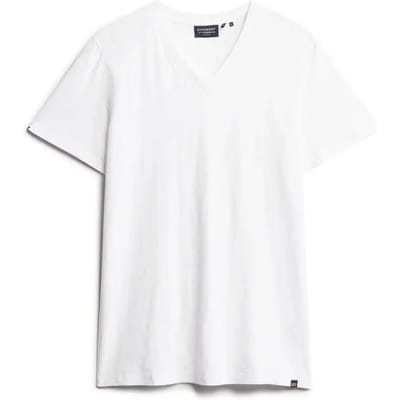 Superdry - Slub-T-shirt met V-hals en korte mouwen - Heren - T-shirts