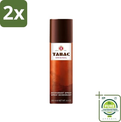 Tabac Original - Deodorant Spray - Anti-transpirant - 200 ml - Voordeelverpakking - 2 stuks - Tabac Original - Anti-transpirant