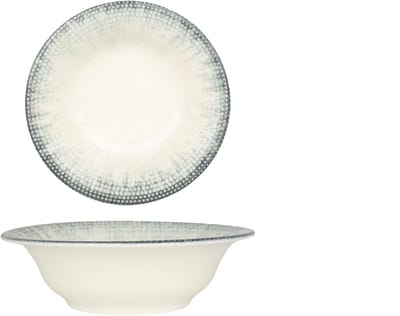 Kütahya Porselen Kommetje - Iceberg - Porselein - 16 cm (350cc) - set van 6