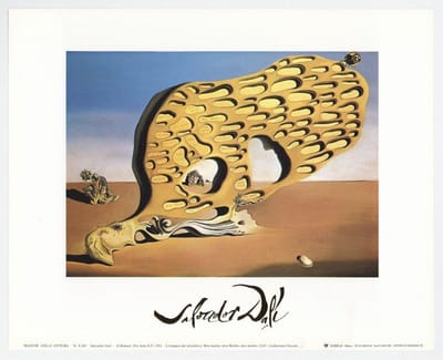 Mini kunstposter - The Enigma of Desire, or: My Mother, My Mother, My Mother - Salvador Dalí - 24x30 cm