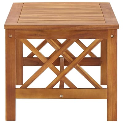 vidaXL - Salontafel - 102x50x43 - cm - massief - acaciahout