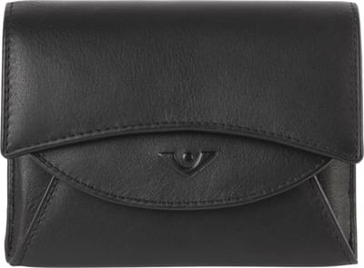 Voi Zachte Klara Leren Portemonnee 13 cm - Unisex - Horizontaal - schwarz
