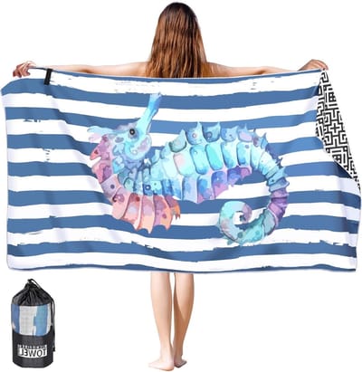 - Strandlaken van 90x180 cm voor Strand, Sport, Reizen, Yoga en Camping